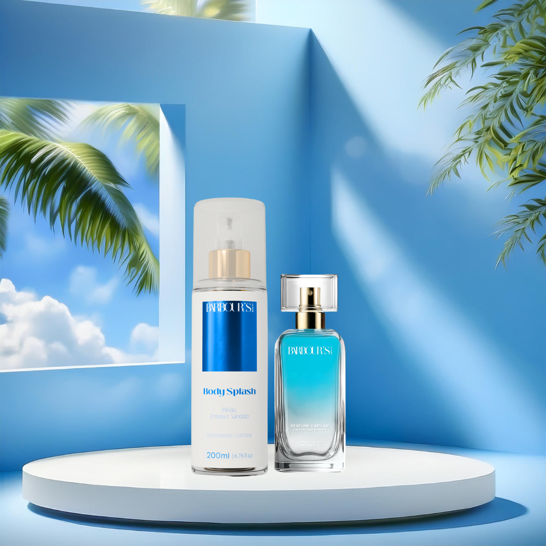 Kit Body Splash + Perfume de Cabelo Celestial Glow