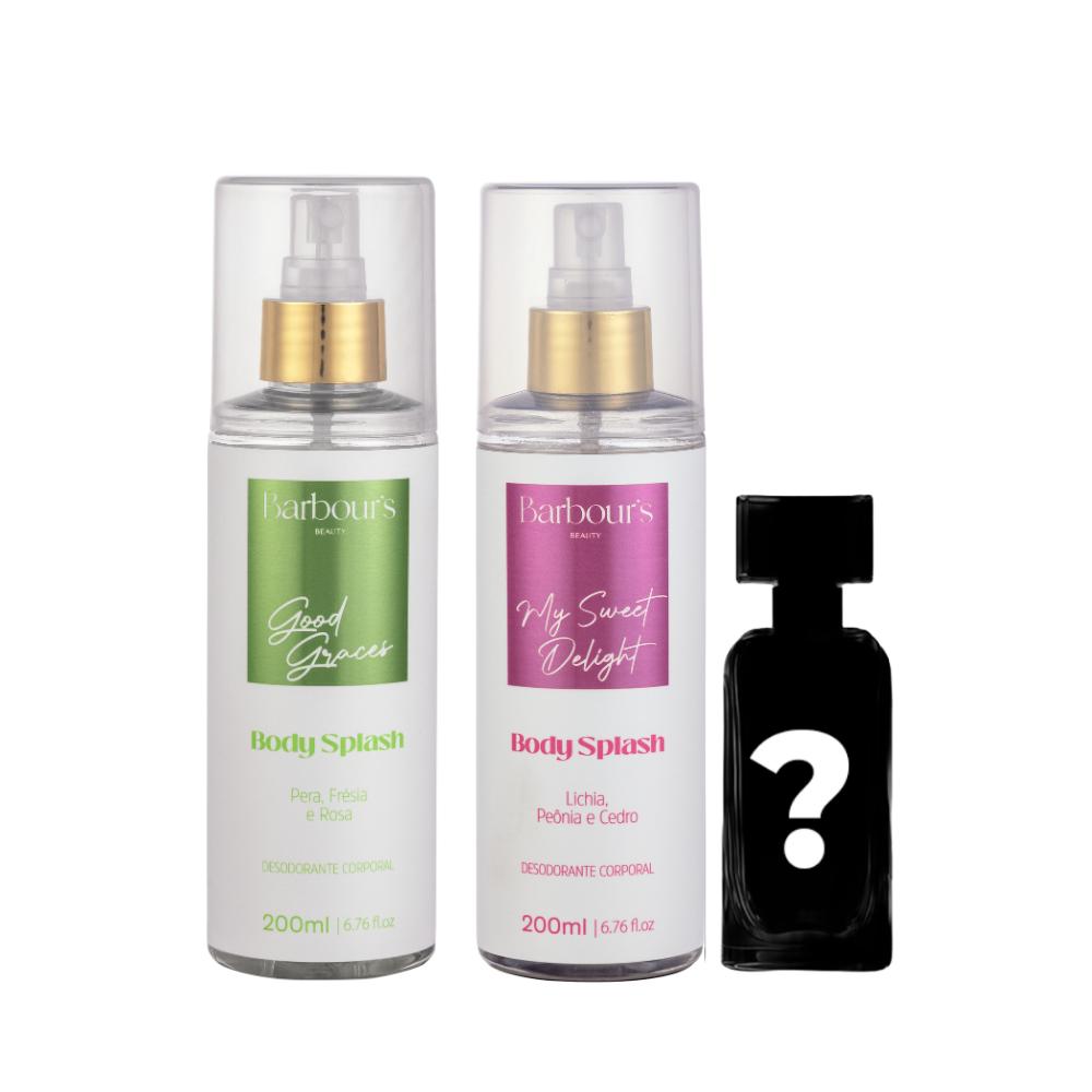 Kit 2 Body Splash Good Graces e My Sweet Delight + Perfume Capilar Surpresa