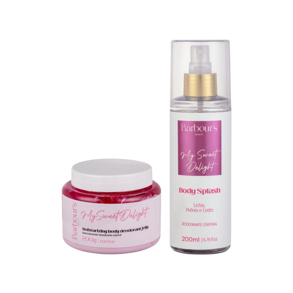 Kit Geleia Hidratante Desodorante + Body Splash My Sweet Delight
