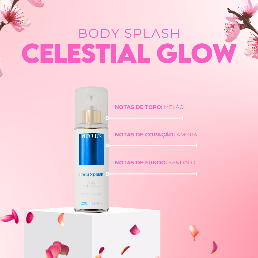 Body Splash Celestial Glow Desodorante Colônia 200ml