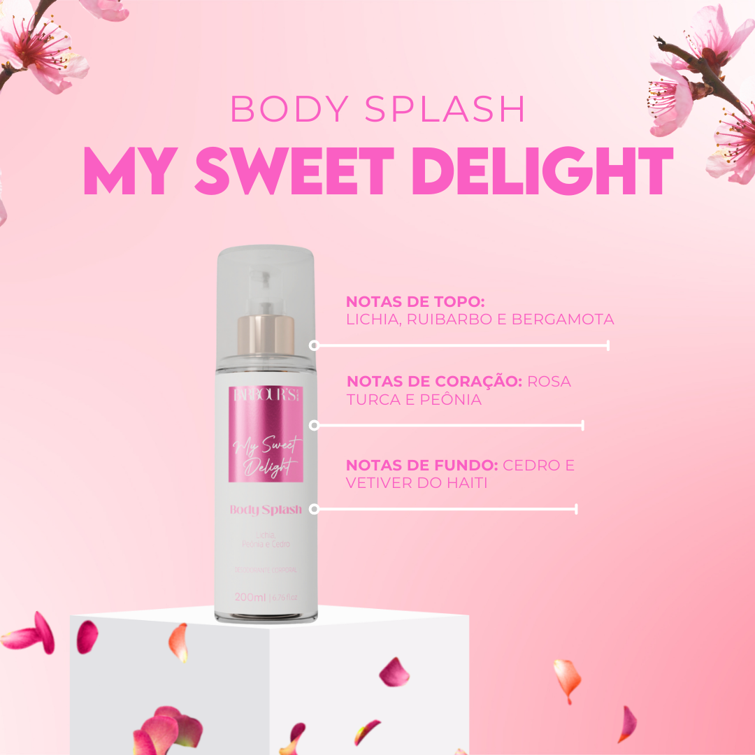 Kit 2 Body Splash Good Graces e My Sweet Delight + Perfume Capilar Surpresa